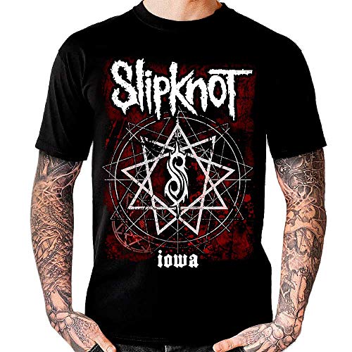 Camiseta Slipknot Negra Manga...