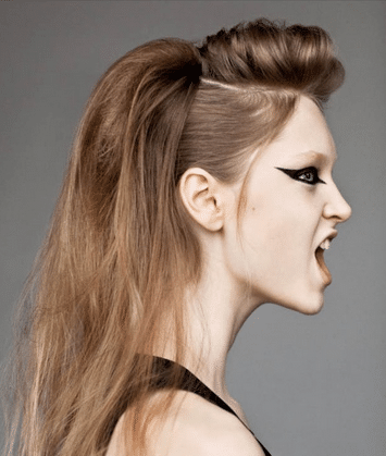 3 Peinado Recogido Updo para Mujer Rocker
