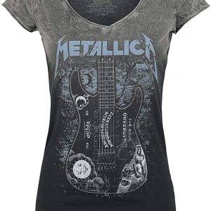Camisetas de Metallica para mujer.
