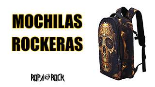 La representación de RopaRock para sus mochilas rockeras.