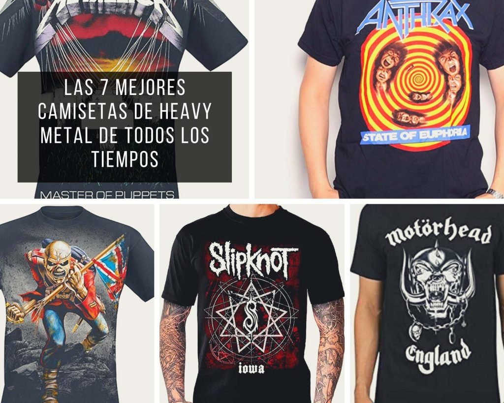 Las mejores camisetas del heavy metal
