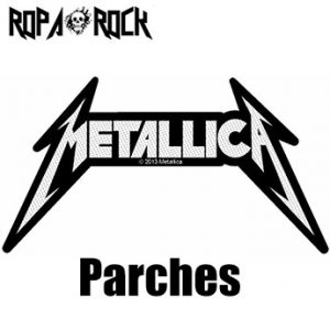 Los parches de Metallica son elementos que se colocan en la chaqueta o pantalón para lucir el símbolo de la banda en la ropa.