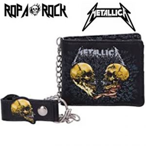 Las carteras de Metallica están especialmente diseñadas para guardar dinero en efectivo y tarjetas en un diseño delgado y elegante.
